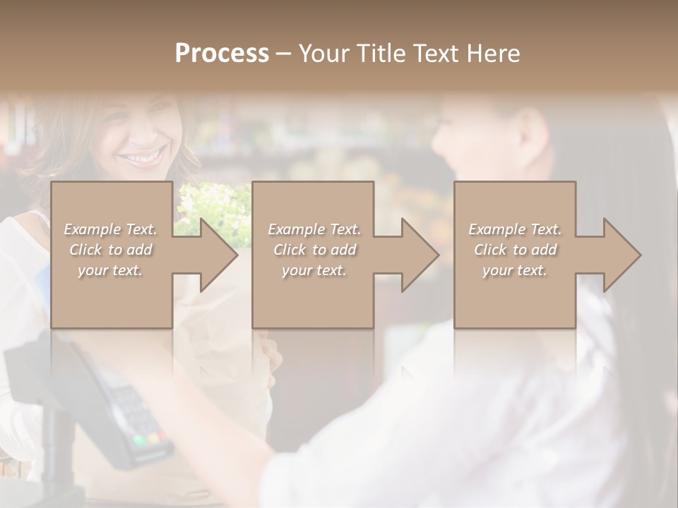 Supermarket Grocery Debit PowerPoint Template