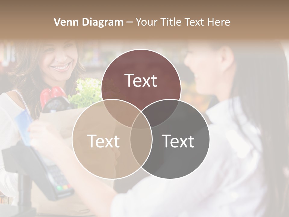 Supermarket Grocery Debit PowerPoint Template