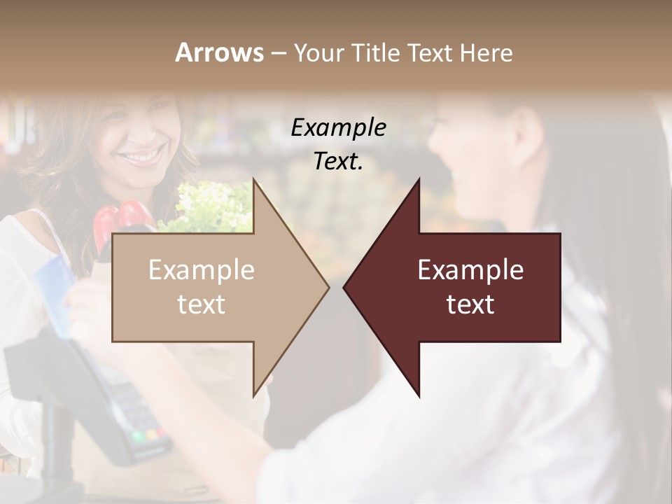 Supermarket Grocery Debit PowerPoint Template