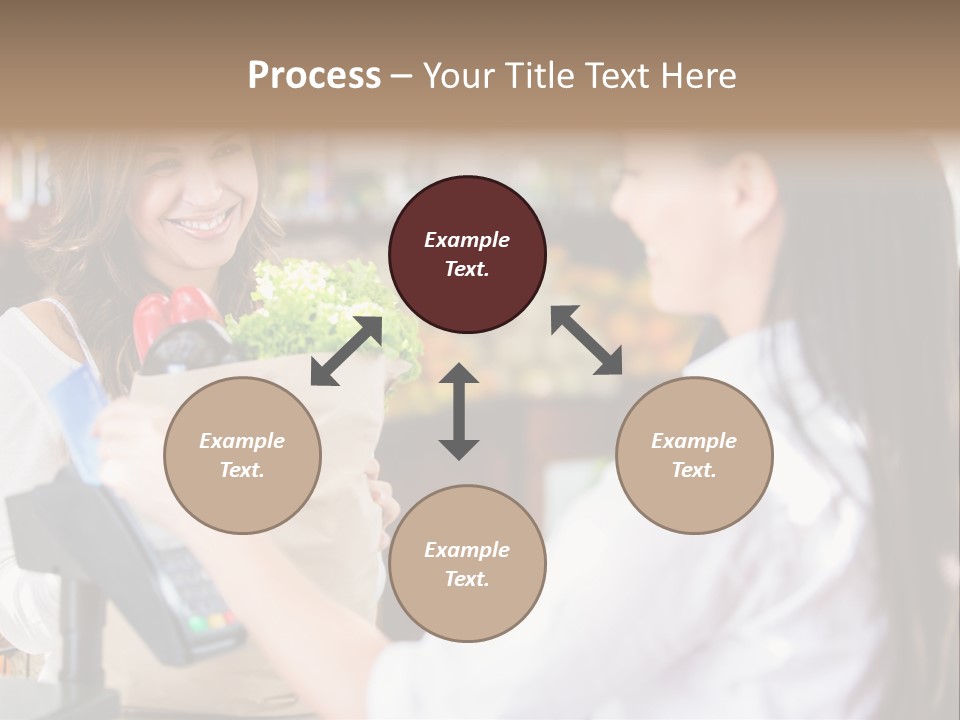 Supermarket Grocery Debit PowerPoint Template