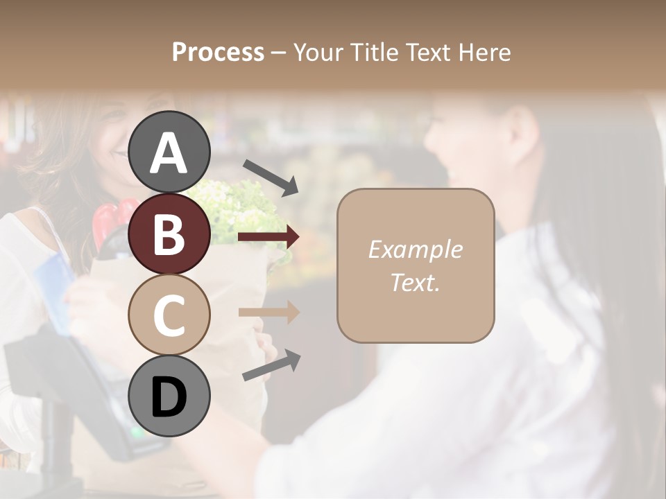 Supermarket Grocery Debit PowerPoint Template