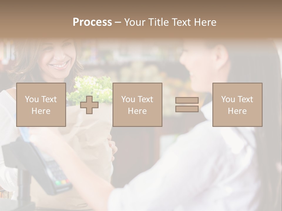 Supermarket Grocery Debit PowerPoint Template