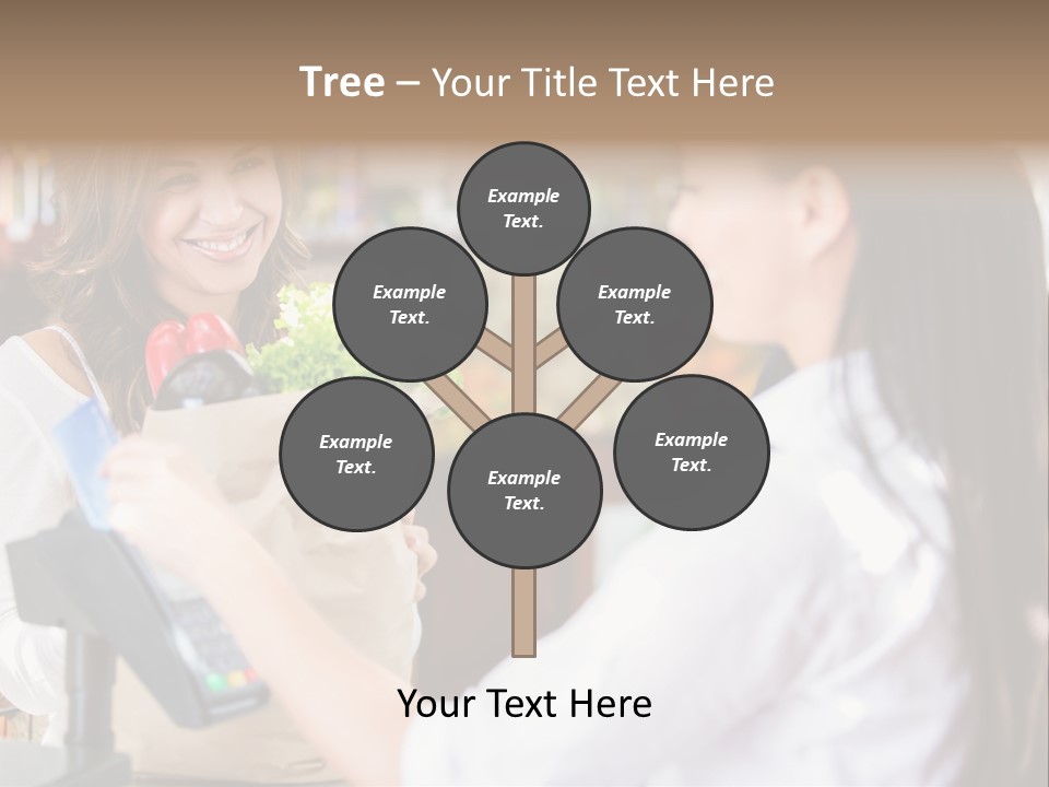 Supermarket Grocery Debit PowerPoint Template
