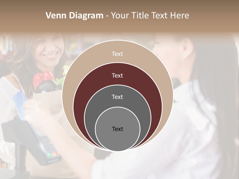 Supermarket Grocery Debit PowerPoint Template