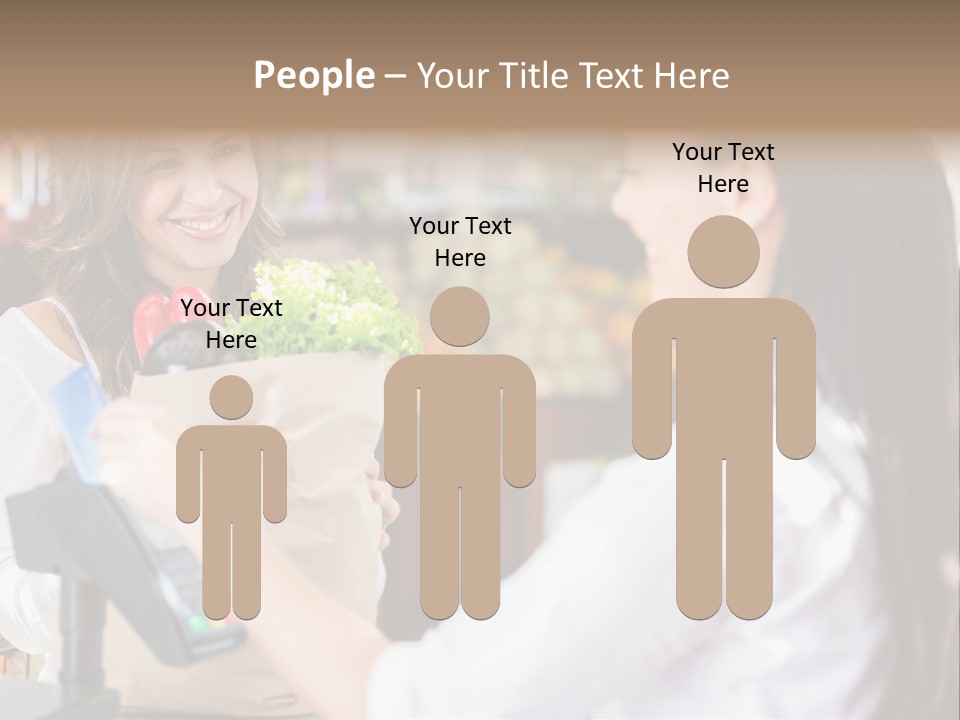 Supermarket Grocery Debit PowerPoint Template