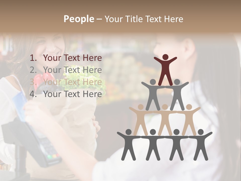 Supermarket Grocery Debit PowerPoint Template