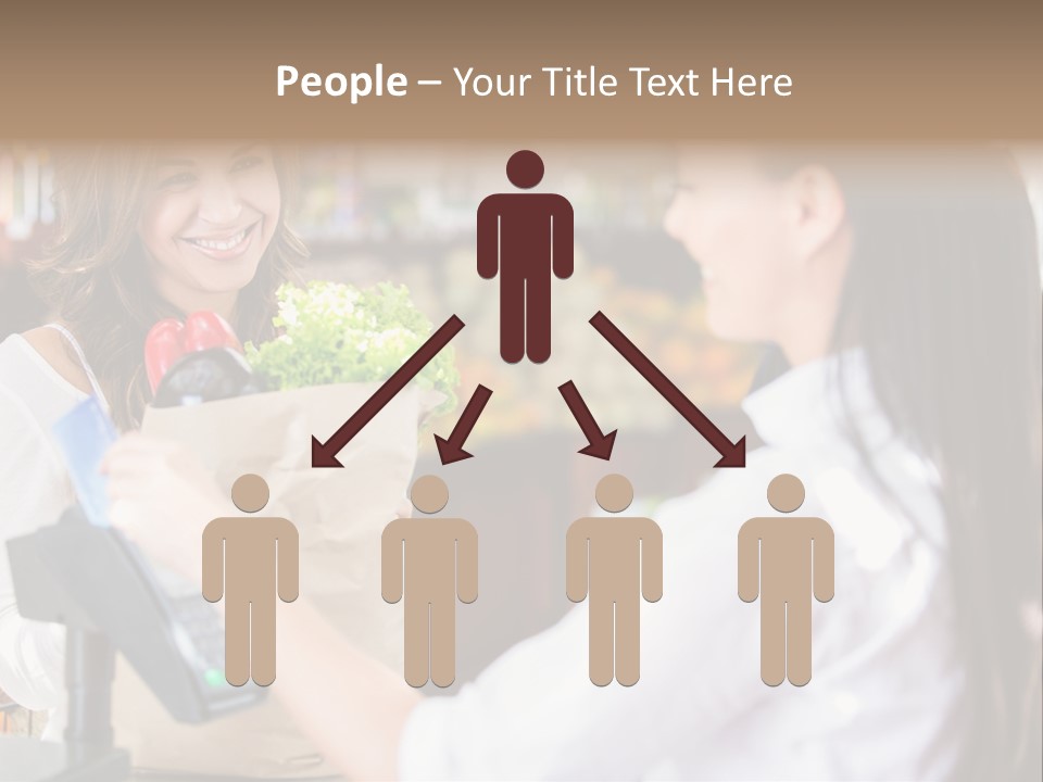 Supermarket Grocery Debit PowerPoint Template