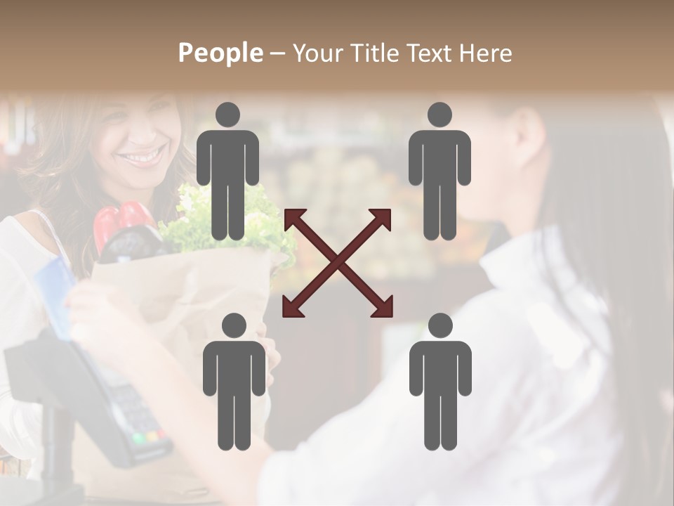 Supermarket Grocery Debit PowerPoint Template