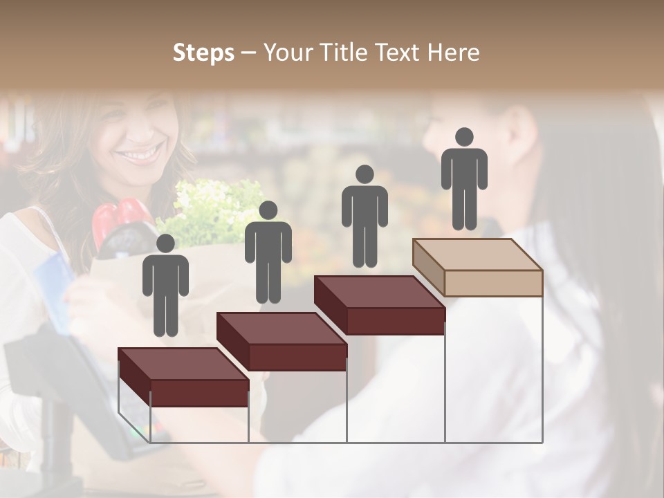 Supermarket Grocery Debit PowerPoint Template