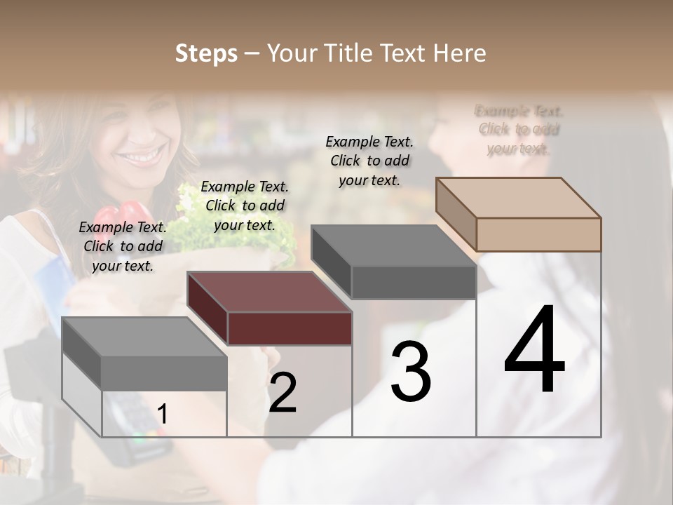 Supermarket Grocery Debit PowerPoint Template