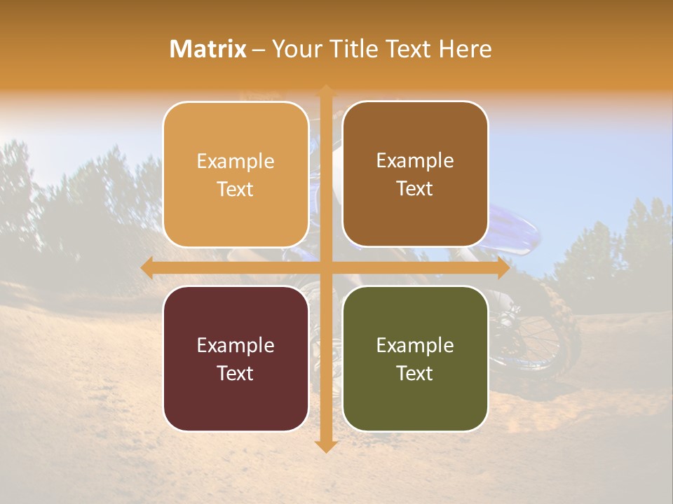 Jump Wild Cross PowerPoint Template