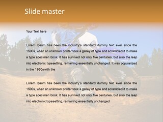 Jump Wild Cross PowerPoint Template