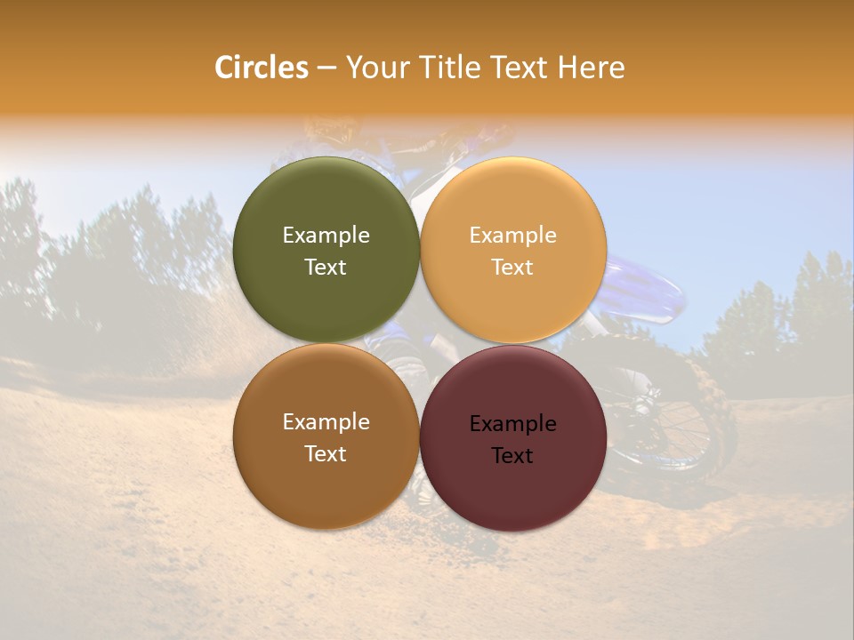 Jump Wild Cross PowerPoint Template