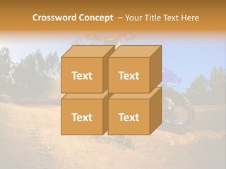 Jump Wild Cross PowerPoint Template