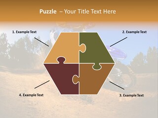 Jump Wild Cross PowerPoint Template