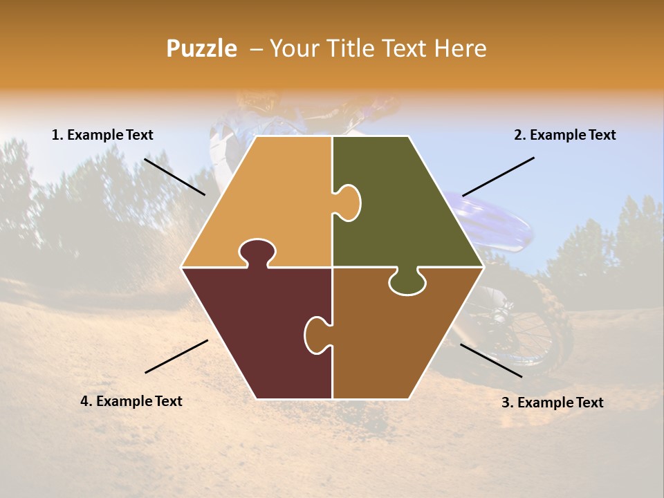 Jump Wild Cross PowerPoint Template