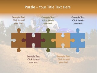 Jump Wild Cross PowerPoint Template
