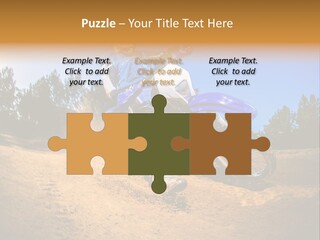 Jump Wild Cross PowerPoint Template