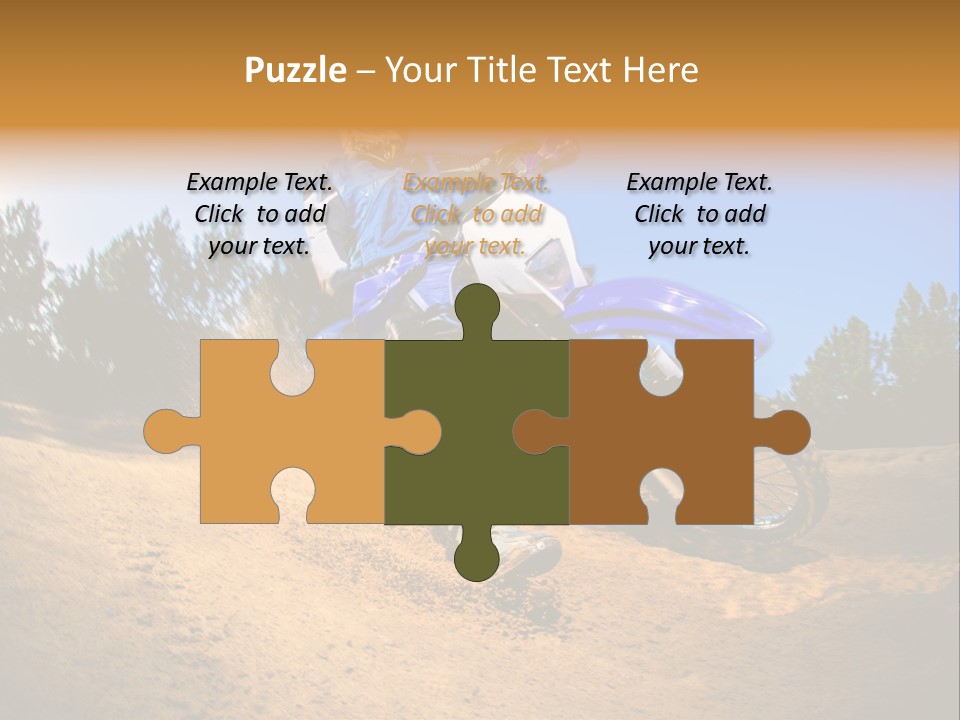 Jump Wild Cross PowerPoint Template