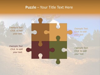 Jump Wild Cross PowerPoint Template