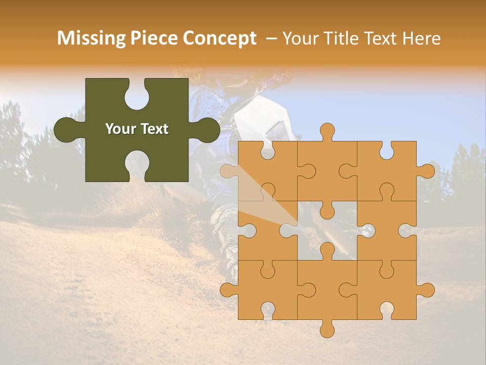 Jump Wild Cross PowerPoint Template