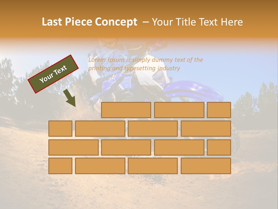 Jump Wild Cross PowerPoint Template