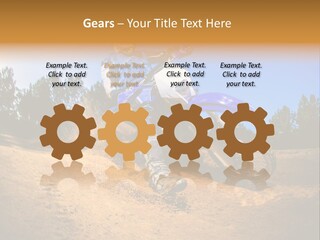 Jump Wild Cross PowerPoint Template