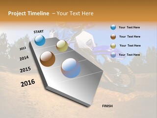Jump Wild Cross PowerPoint Template