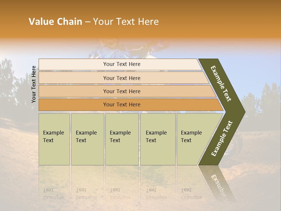Jump Wild Cross PowerPoint Template