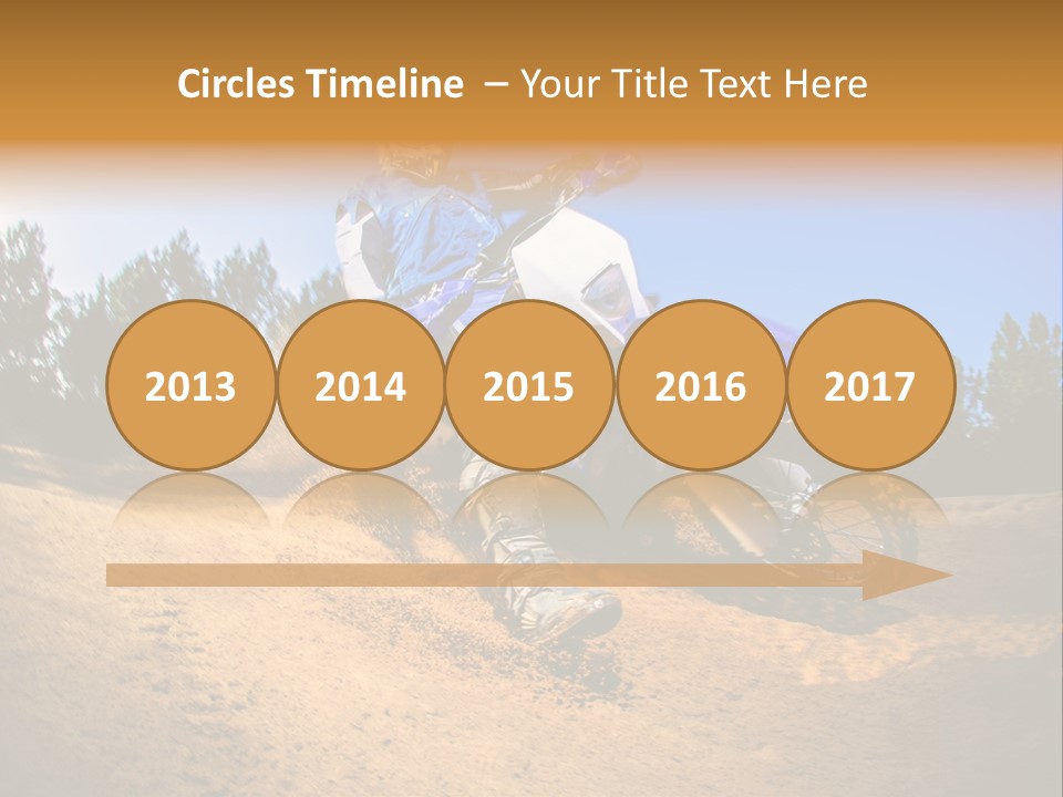Jump Wild Cross PowerPoint Template