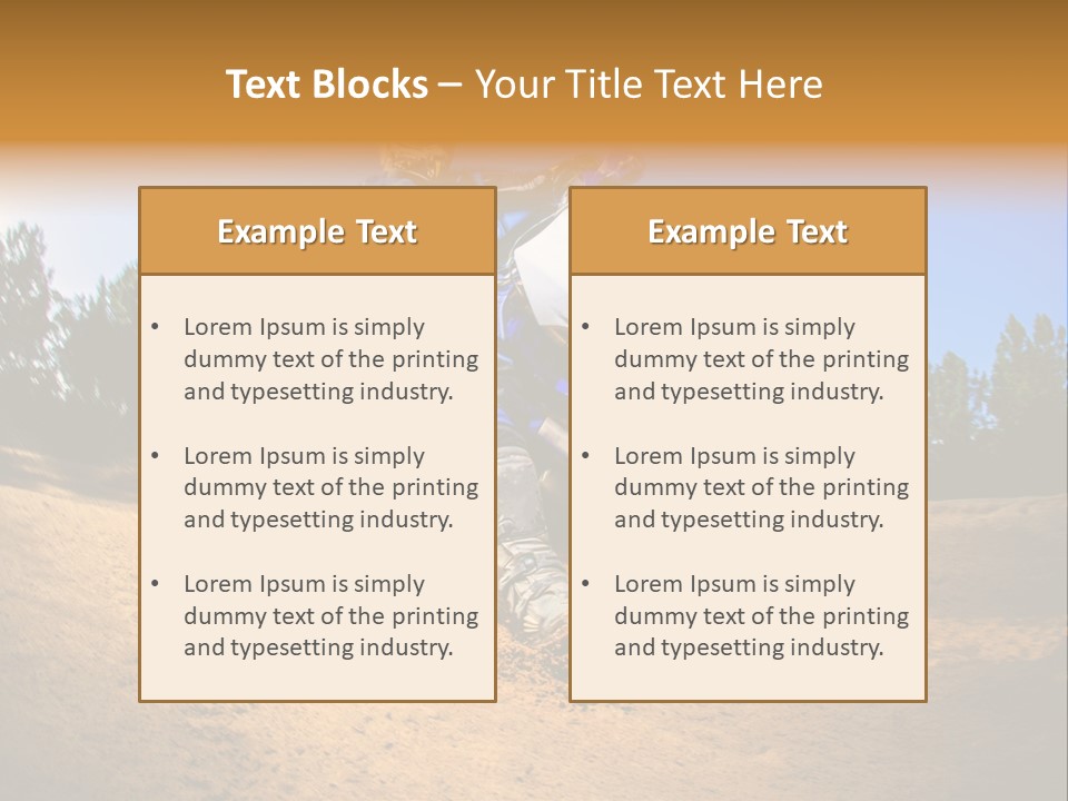 Jump Wild Cross PowerPoint Template