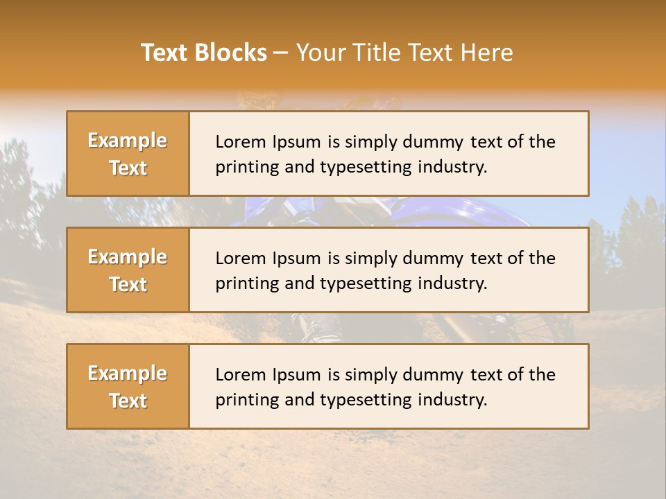 Jump Wild Cross PowerPoint Template