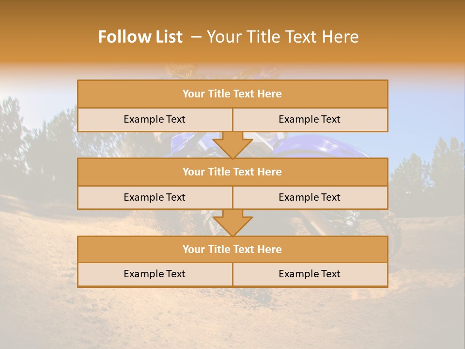 Jump Wild Cross PowerPoint Template