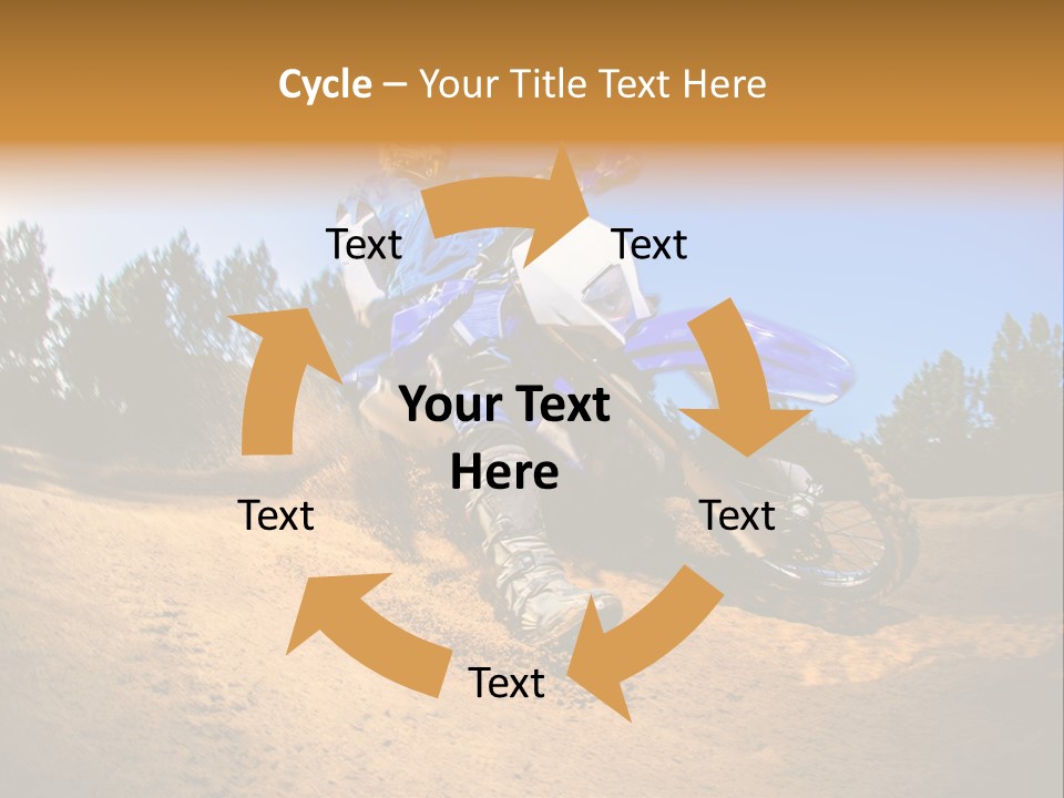 Jump Wild Cross PowerPoint Template