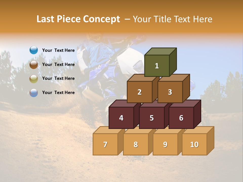 Jump Wild Cross PowerPoint Template