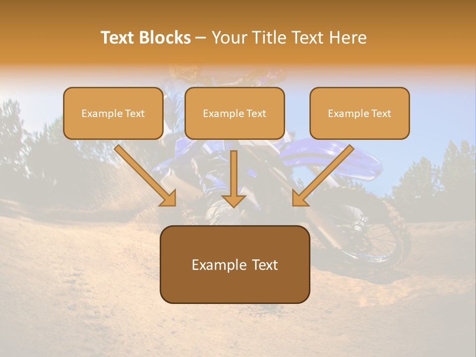 Jump Wild Cross PowerPoint Template