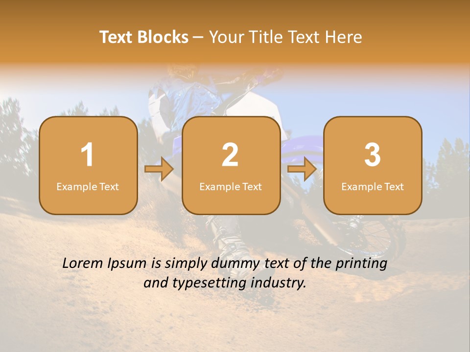 Jump Wild Cross PowerPoint Template