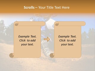 Jump Wild Cross PowerPoint Template