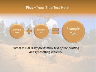 Jump Wild Cross PowerPoint Template
