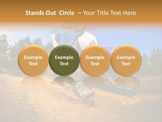 Jump Wild Cross PowerPoint Template