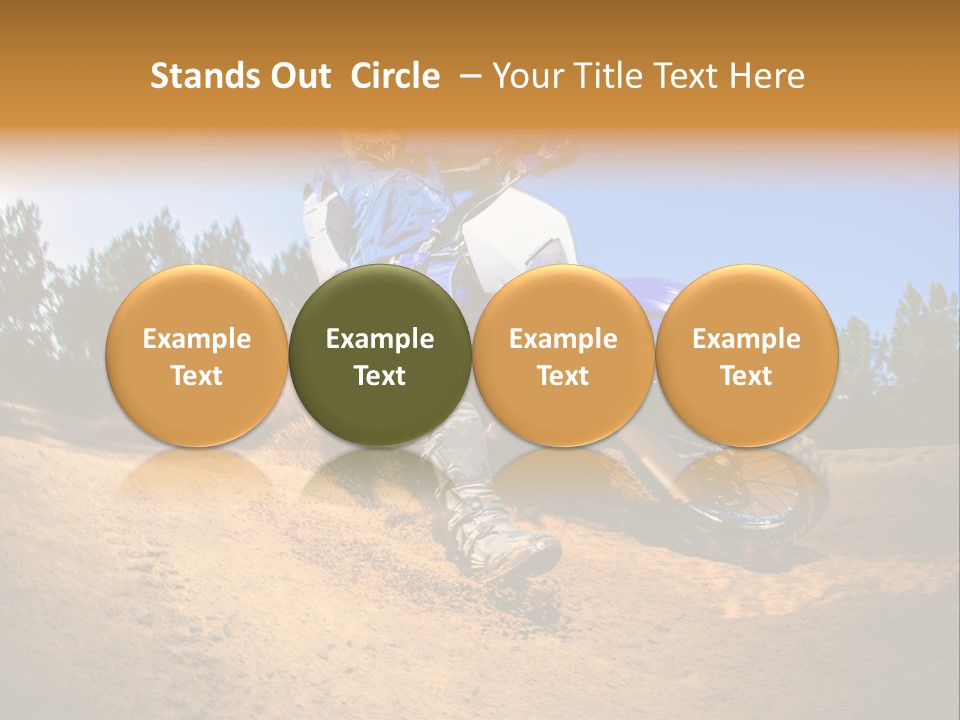 Jump Wild Cross PowerPoint Template