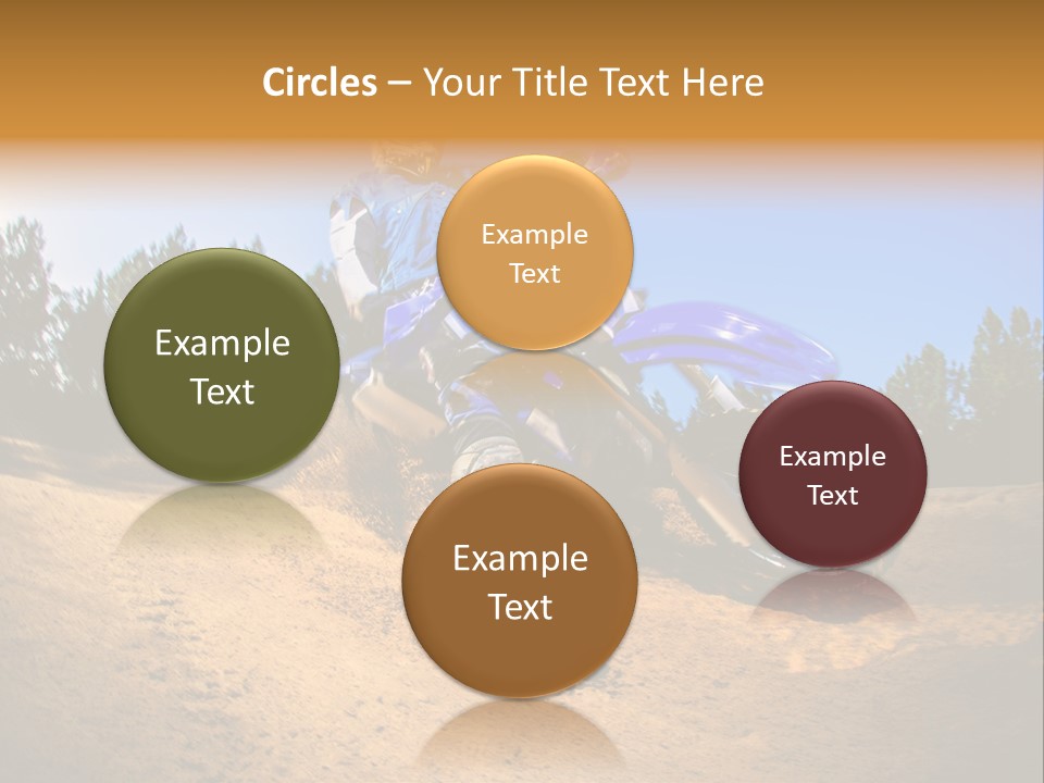Jump Wild Cross PowerPoint Template