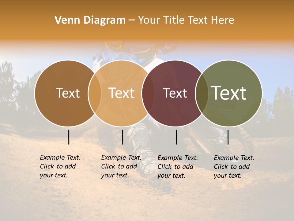 Jump Wild Cross PowerPoint Template