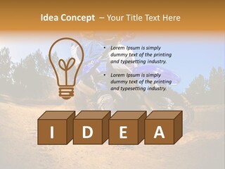 Jump Wild Cross PowerPoint Template