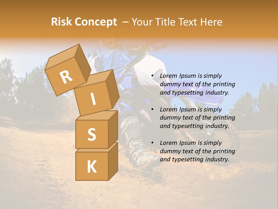 Jump Wild Cross PowerPoint Template