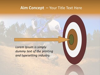 Jump Wild Cross PowerPoint Template