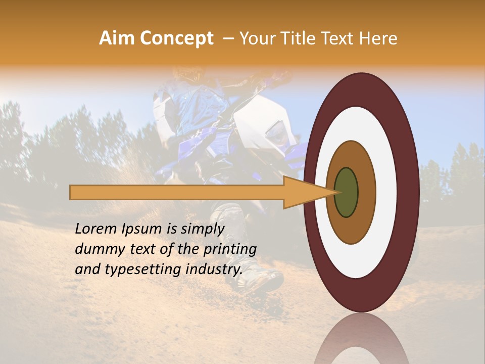 Jump Wild Cross PowerPoint Template