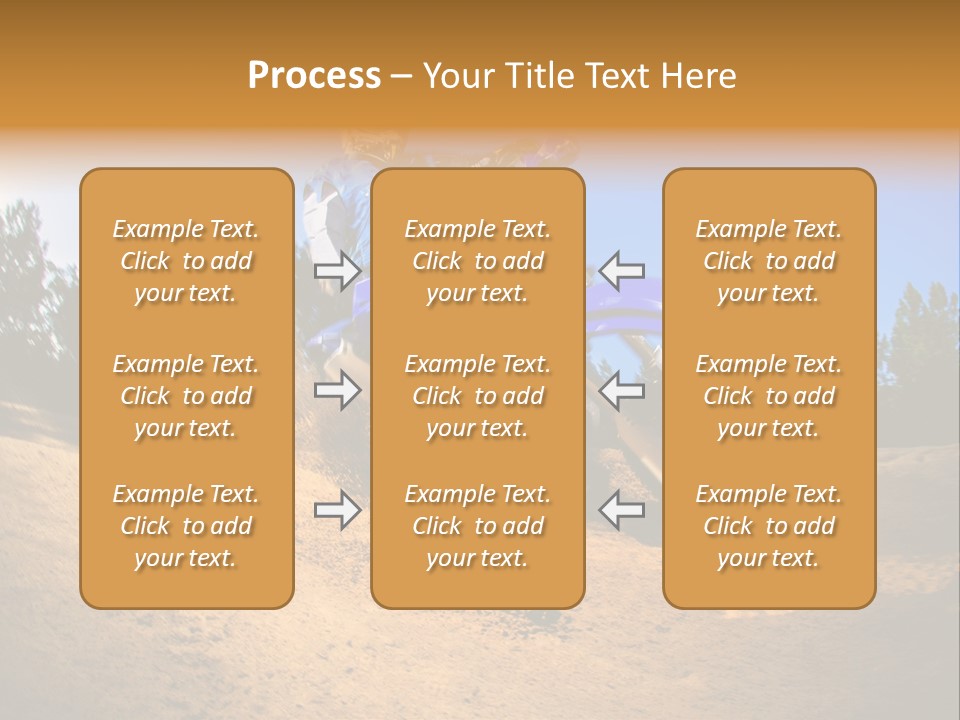 Jump Wild Cross PowerPoint Template