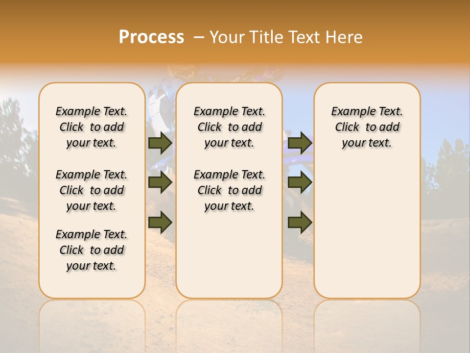 Jump Wild Cross PowerPoint Template