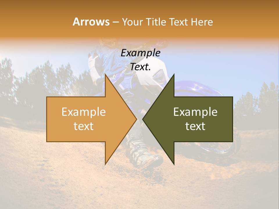Jump Wild Cross PowerPoint Template